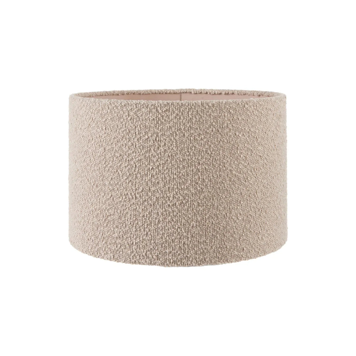 Grayvon Black Mango Wood Dome Lamp with Bouclé Shade