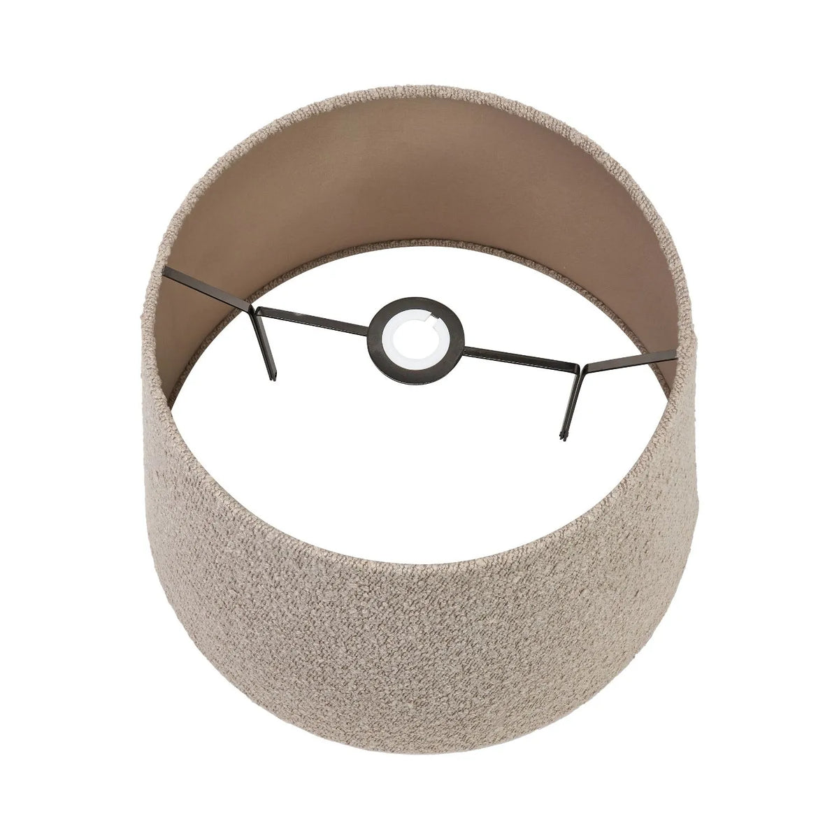 Grayvon Taupe Bouclé Tapered Lampshade - 45cm