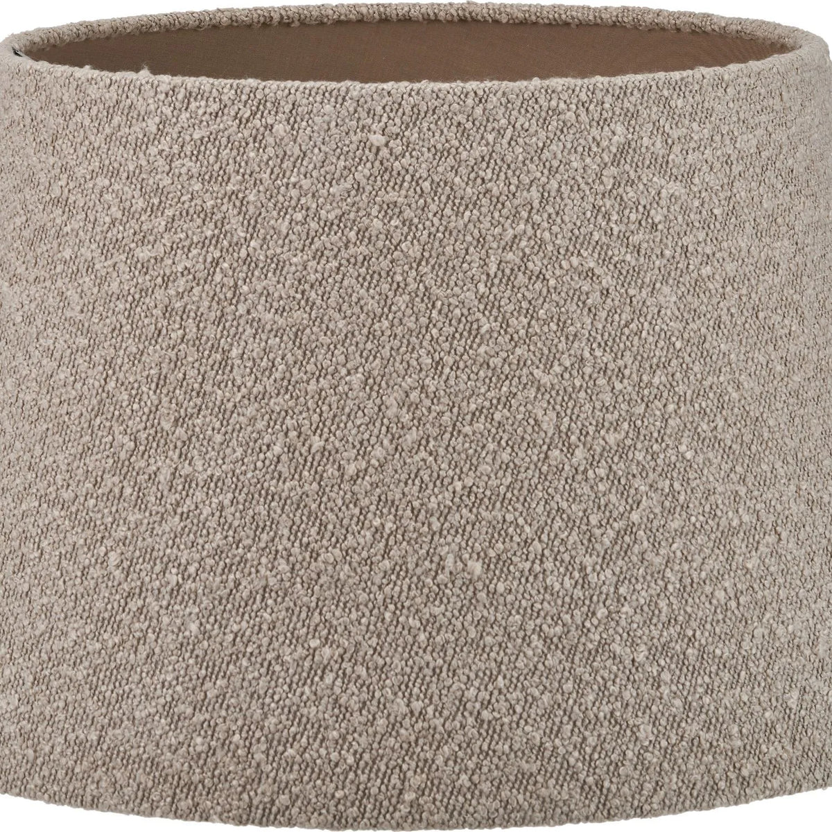 Grayvon Taupe Bouclé Tapered Lampshade - 45cm